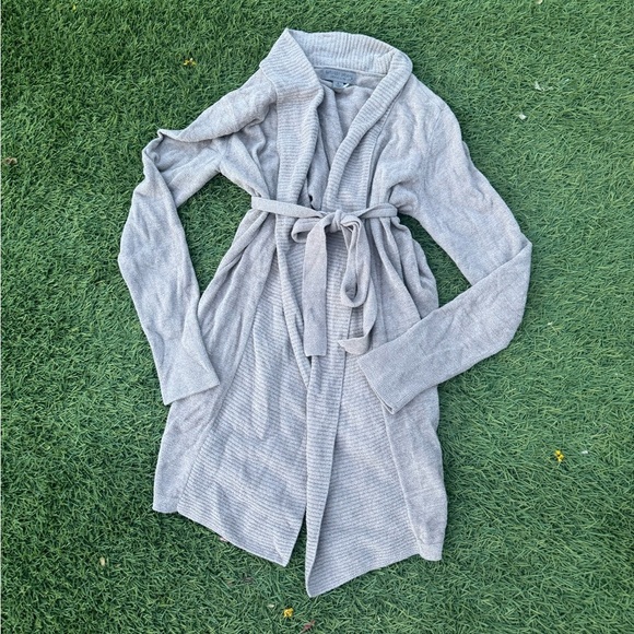 BAREFOOT DREAMS Women's BDWCU20698 Drape Belted Cardigan Sweater Size Small - Picture 1 of 4